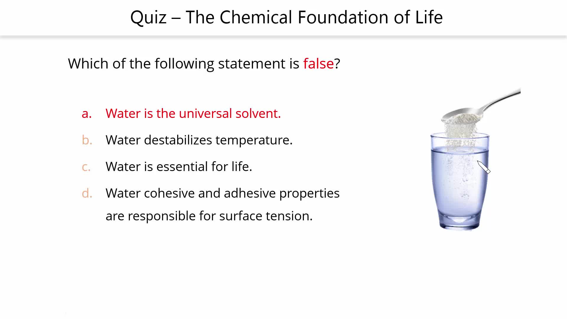 Why is water often referred to as the universal solvent in chemistry?