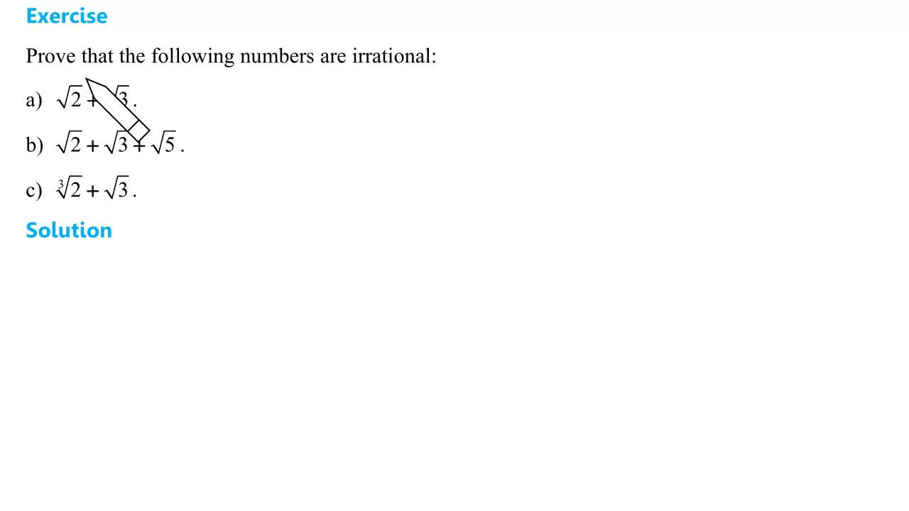 In mathematics, what are examples of irrat (irrational) numbers and their  significance?