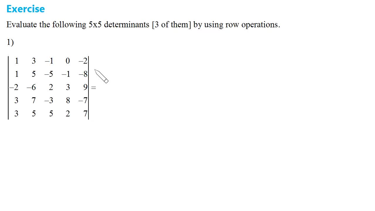 What are row operations and how are they used in matrix manipulation